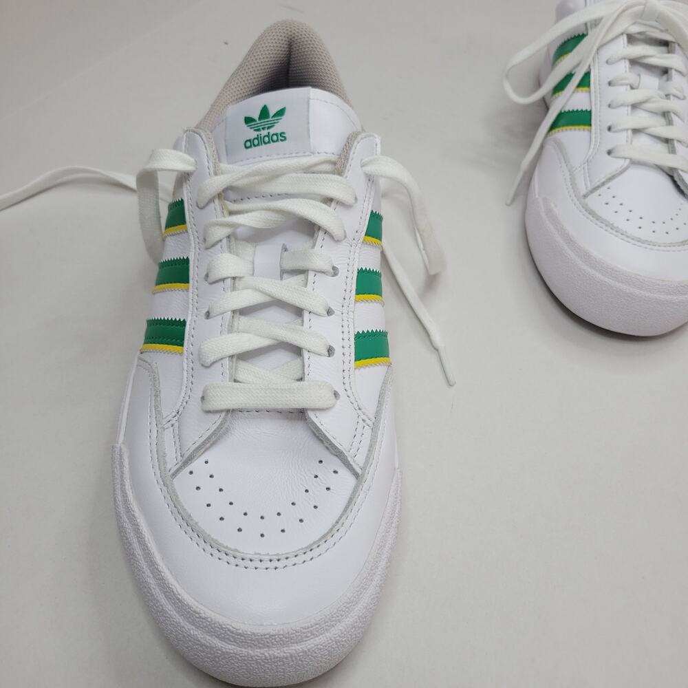 adidas Nora Sneakers IF2069 Cloud White Court Green Skate Yellow Men's Size 9 - Picture 10 of 10